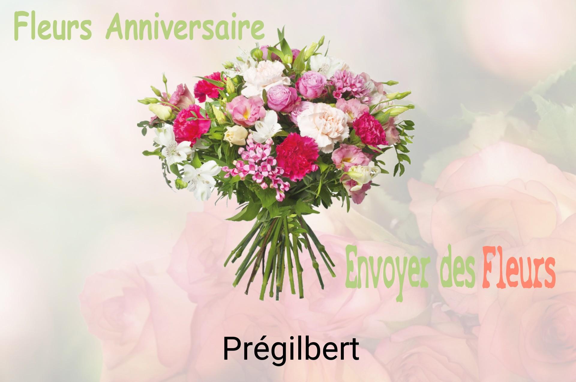 Bouquet de fleurs d’anniversaire livré à Prégilbert