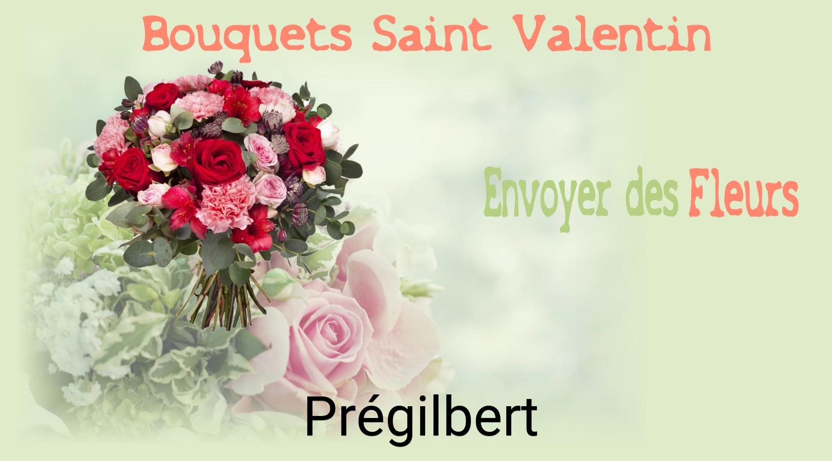 Roses de Saint-Valentin livrées à Prégilbert
